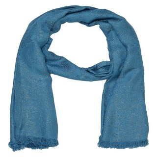 Shimmer Stole- Blue Color  